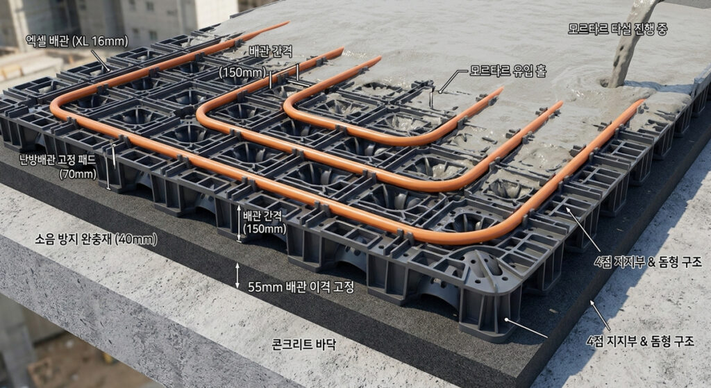 층간소음패널 시공